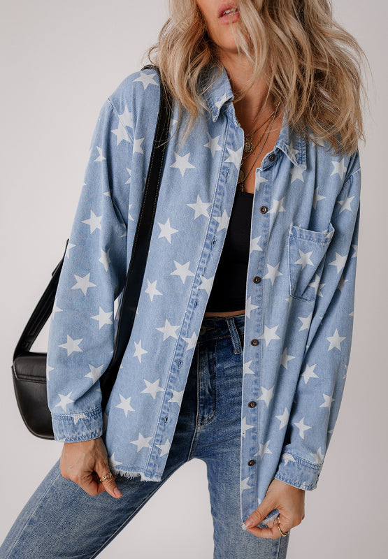 Star Denim Top