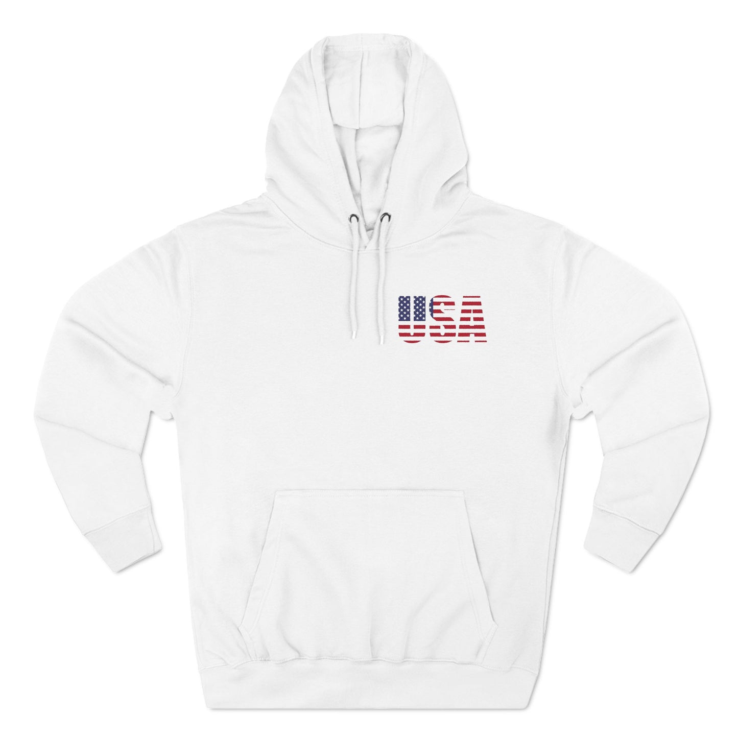 Three-Panel Fleece Hoodie