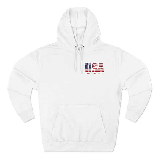 Three-Panel Fleece Hoodie