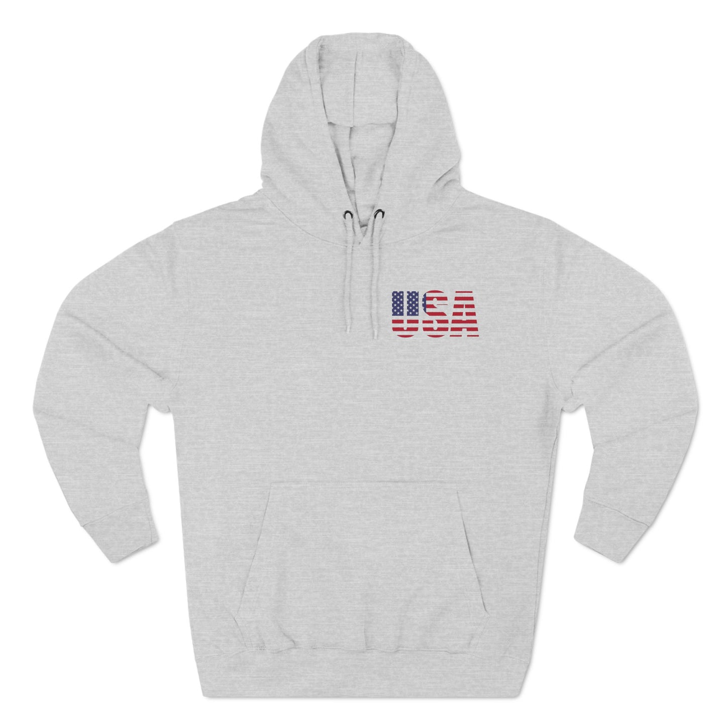 Three-Panel Fleece Hoodie