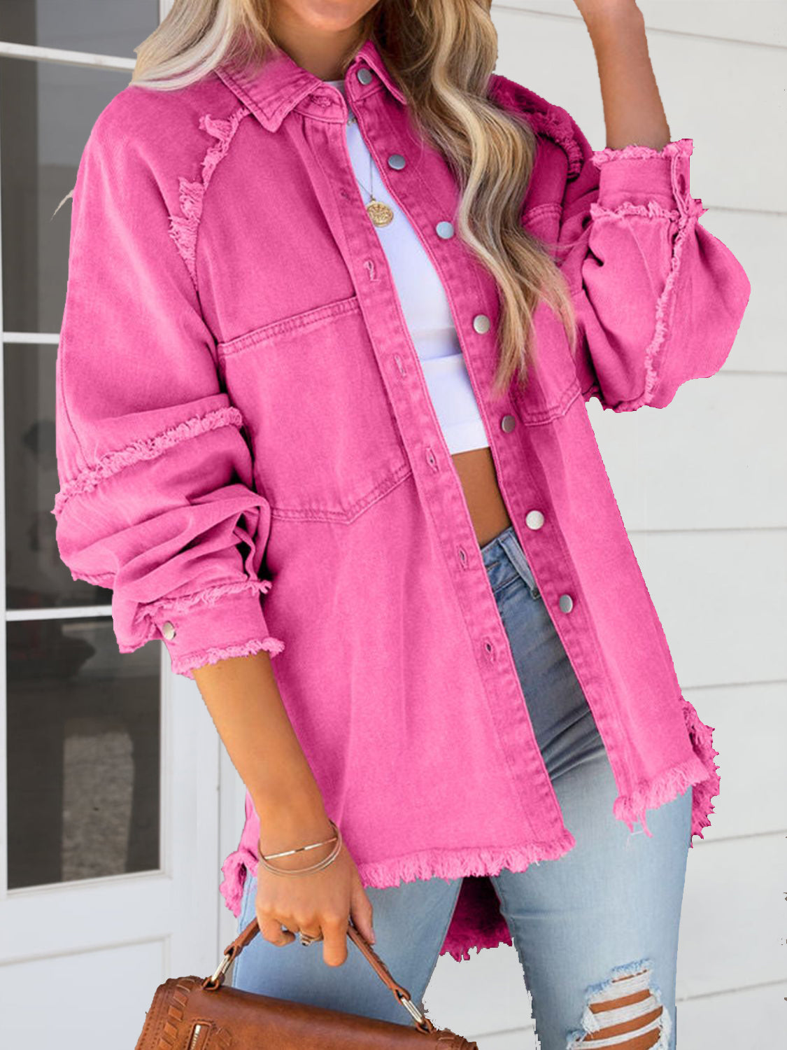 Button Down Denim Jacket