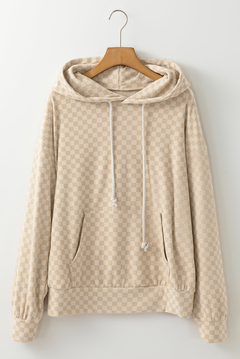 Kangaroo Pocket Drawstring Hoodie