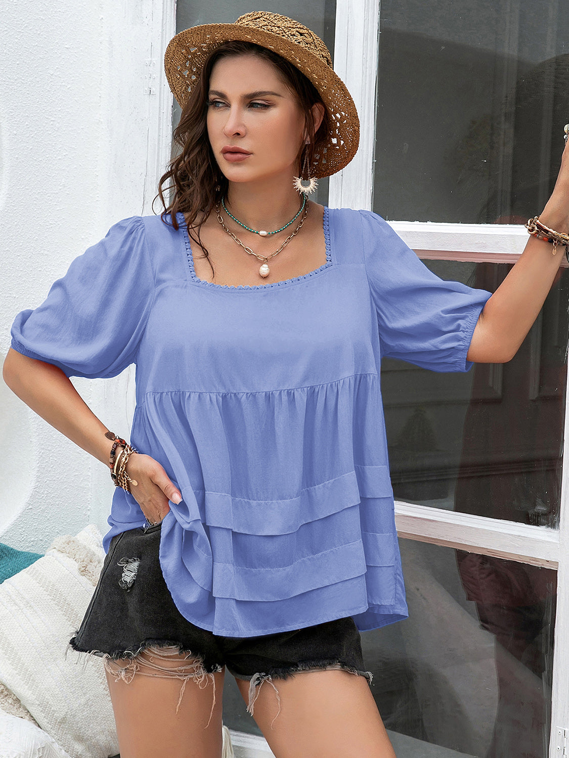 Half Sleeve Blouse