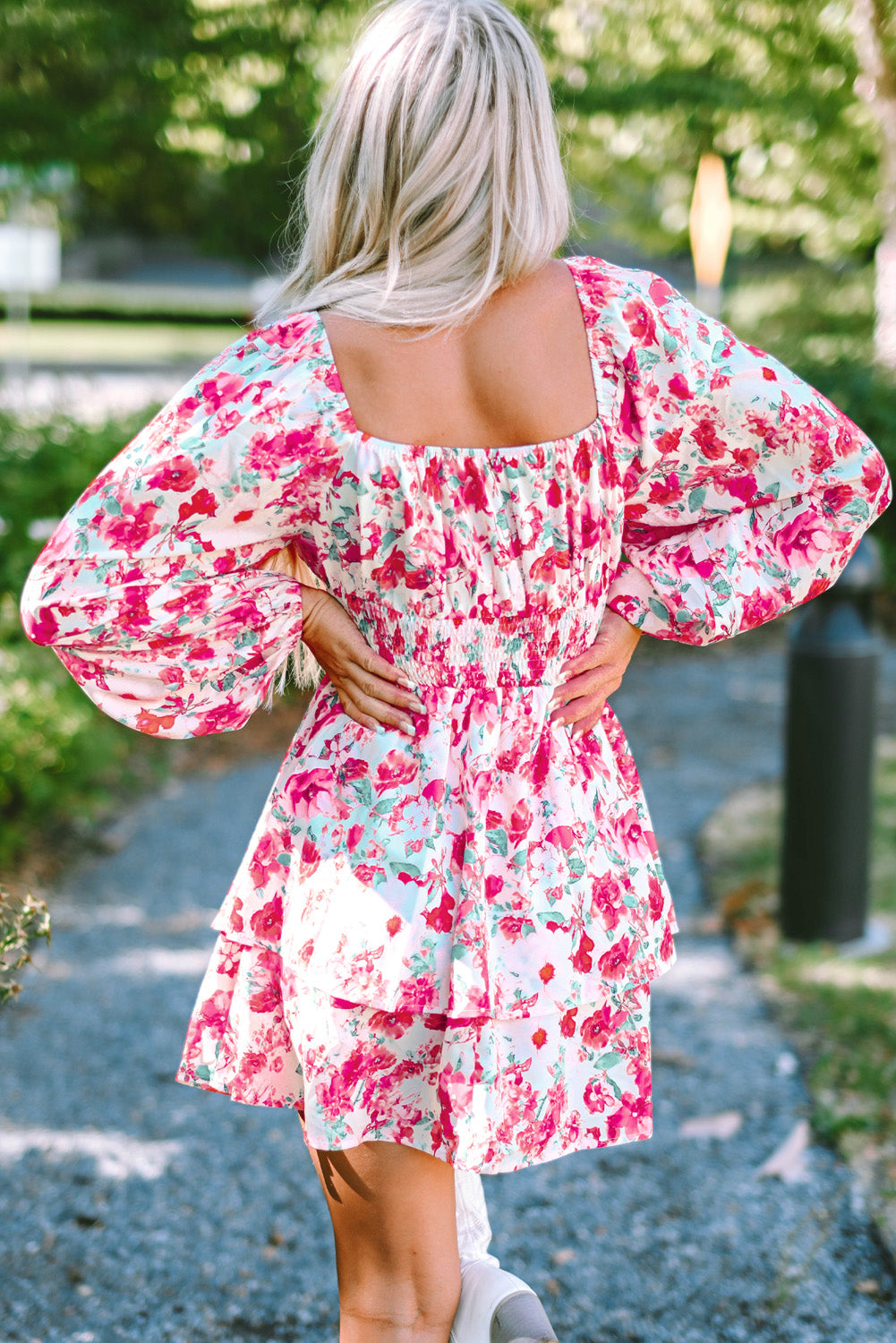 Floral Layered Dress