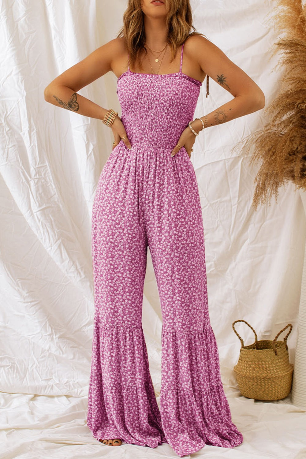 Wide Strap Jumpsuit