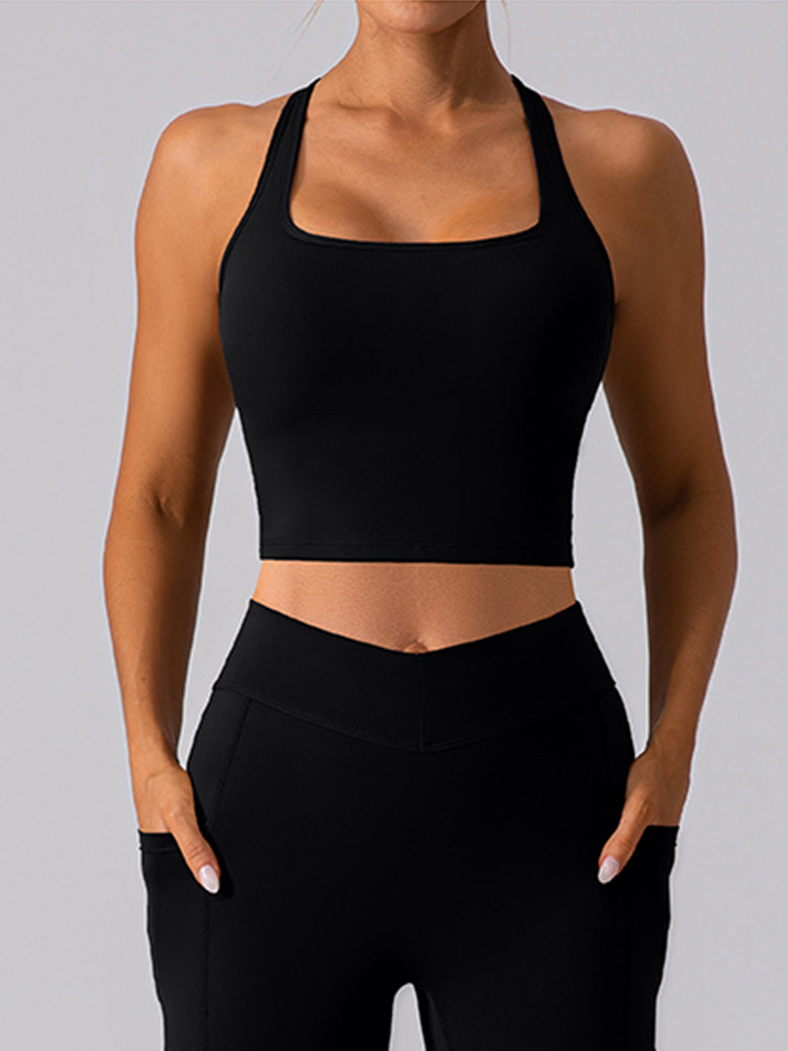 Racerback Cropped Tank