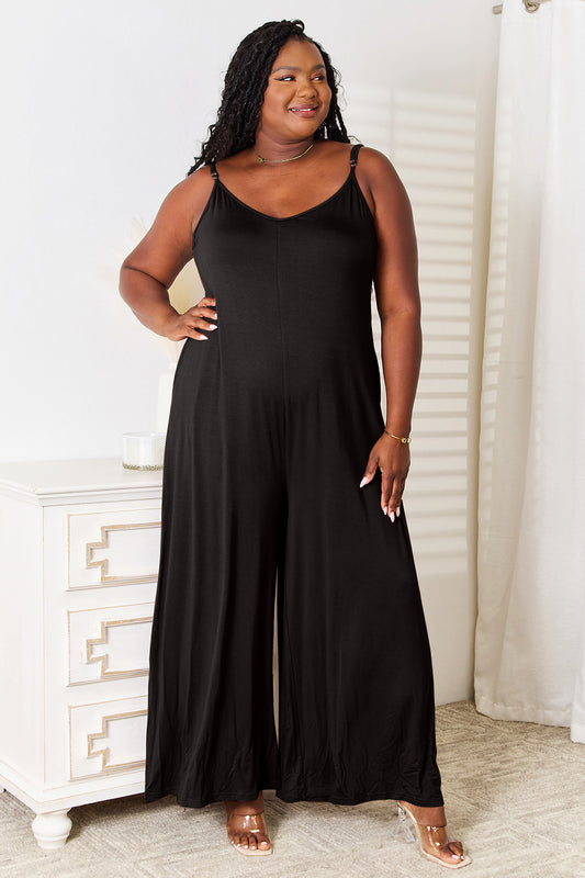 Tied Wide Leg Jumpsuit