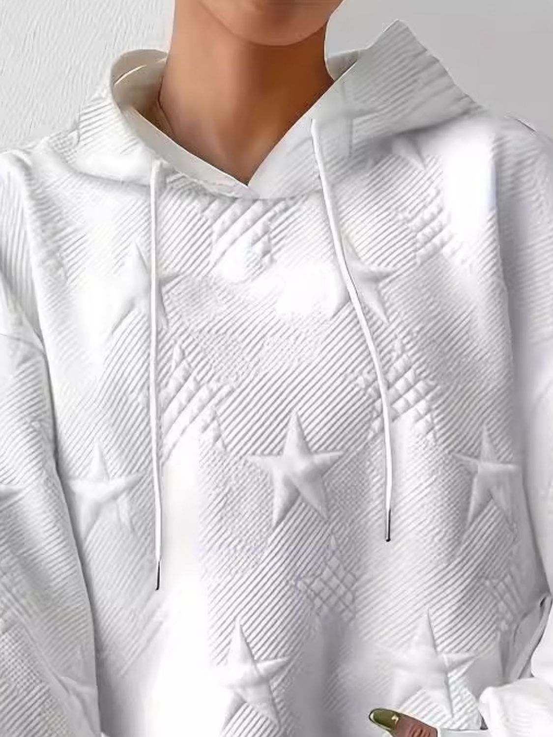 Star Texture Hoodie