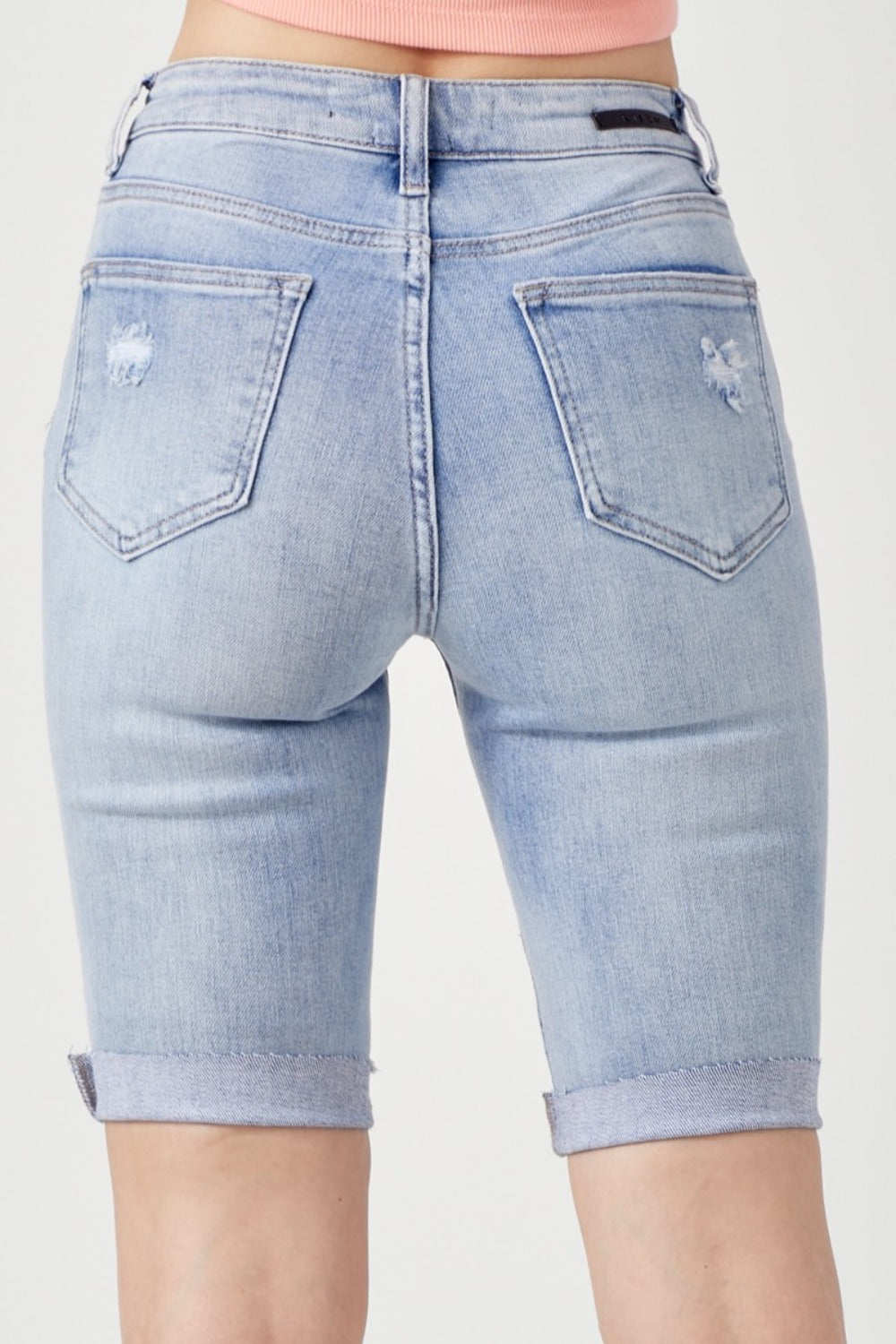 Denim Bermuda Shorts