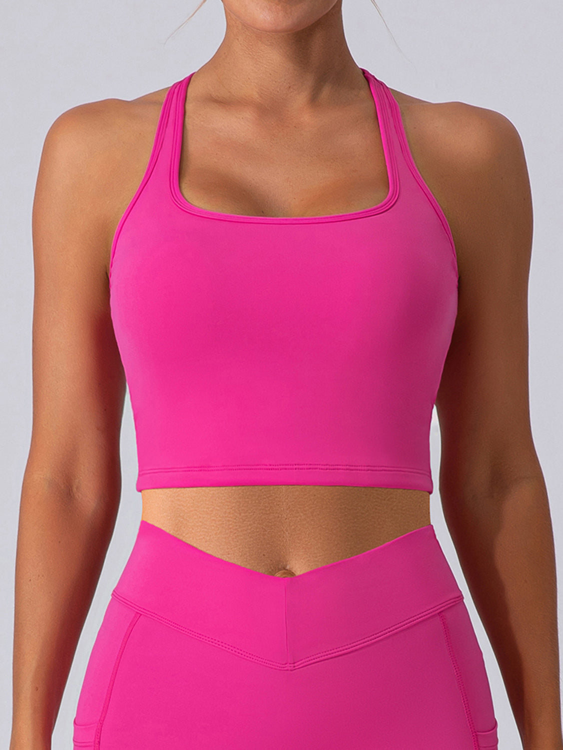 Racerback Cropped Tank