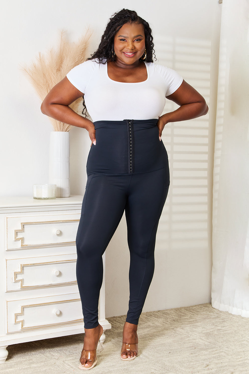 Full Size Waist Trainer Corset Leggings