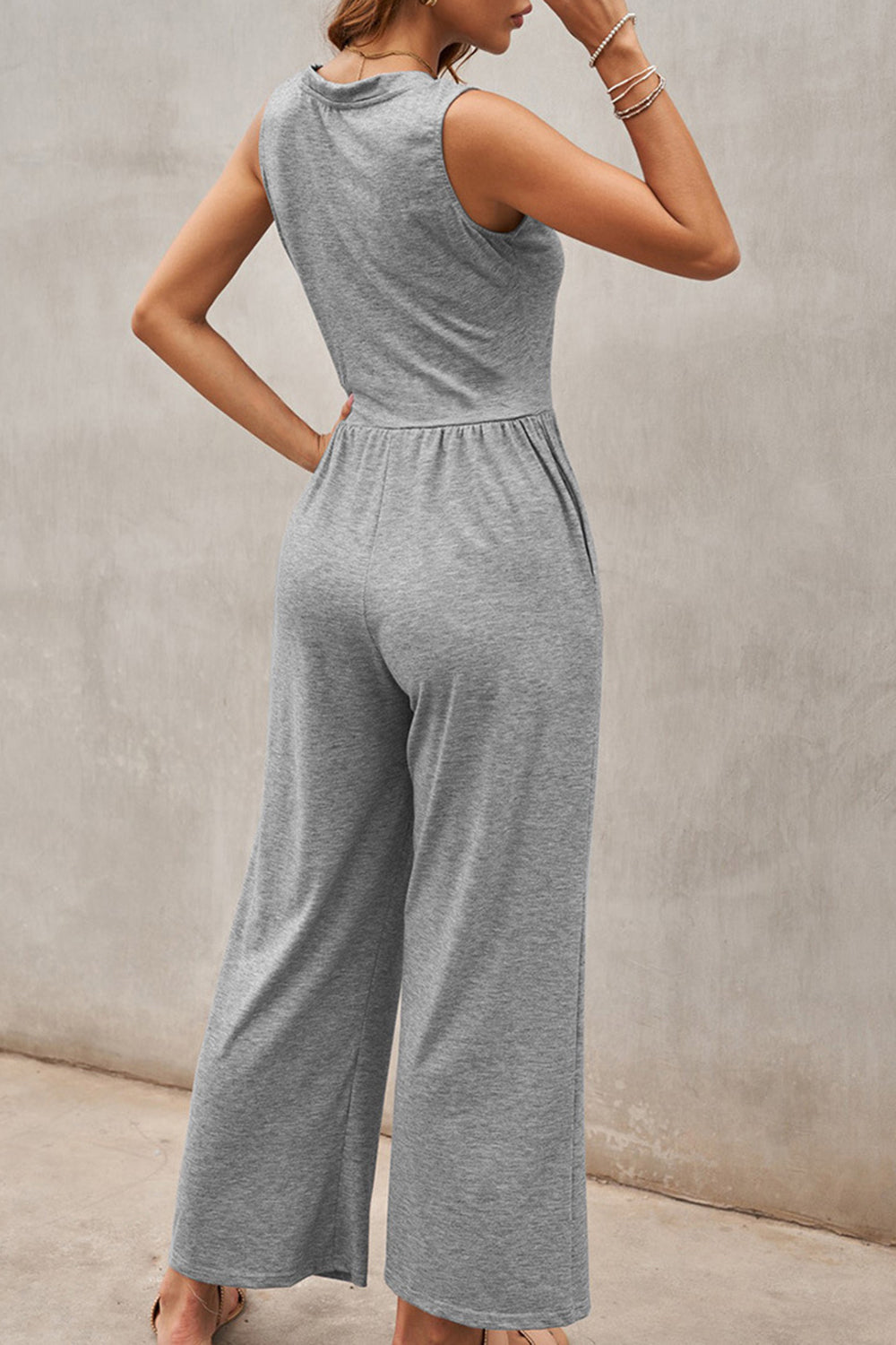 Wide Strap Jumpsuit