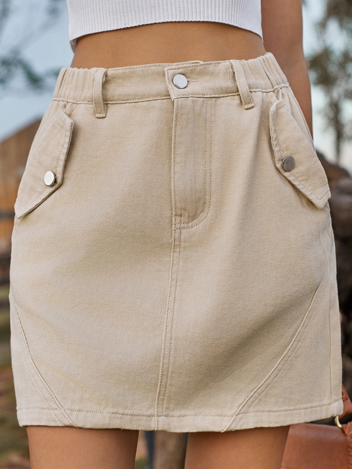 Mini Denim Skirt