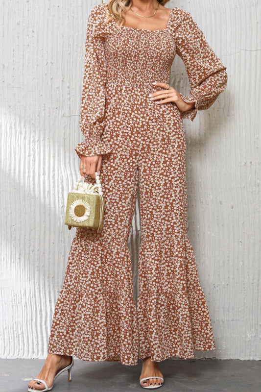 Floral Wide Leg Jumpsuit