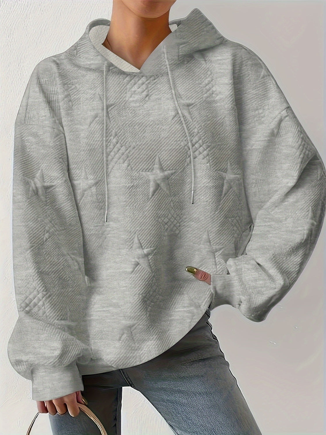 Star Texture Hoodie