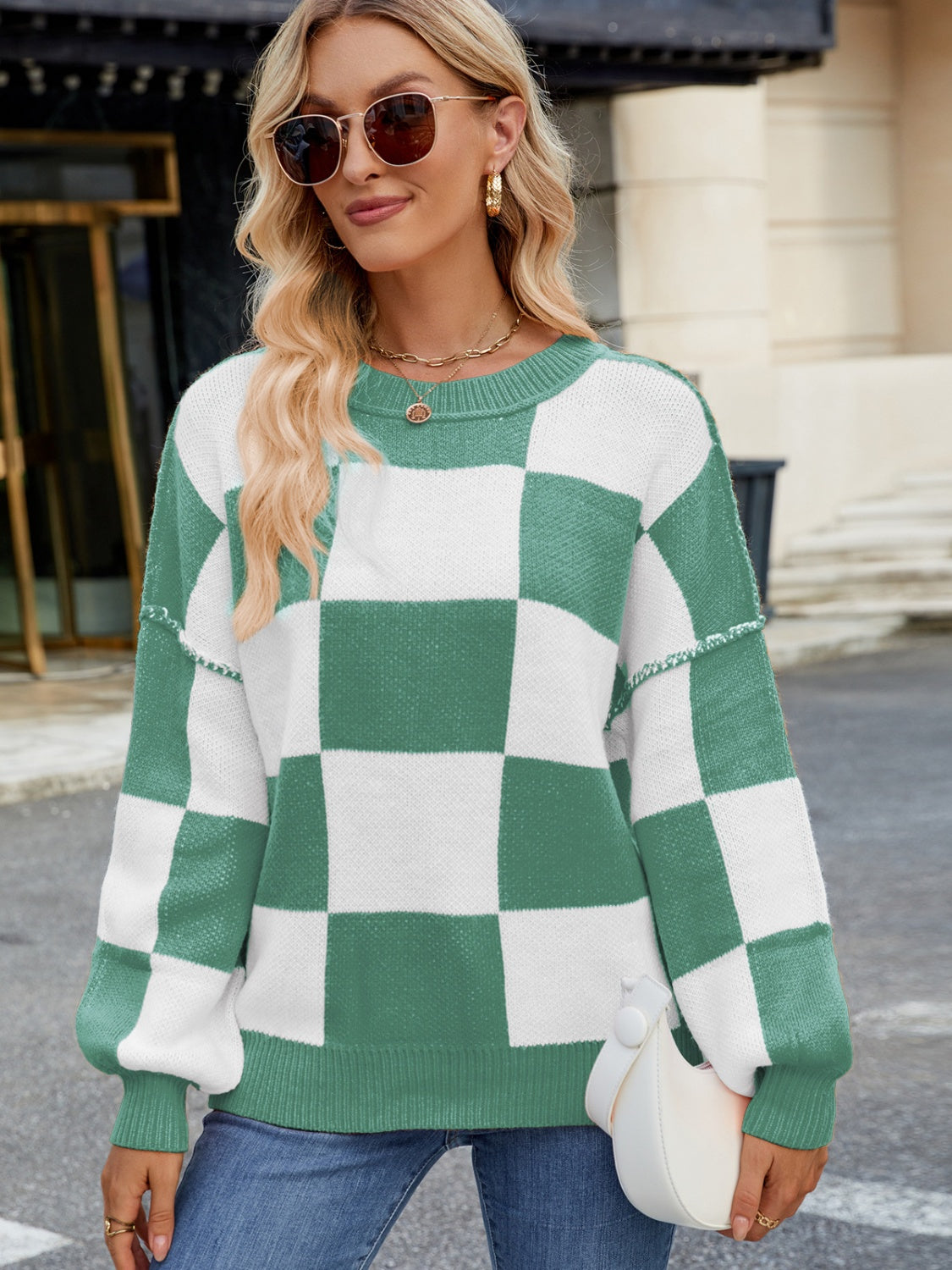 Checkered Sweater