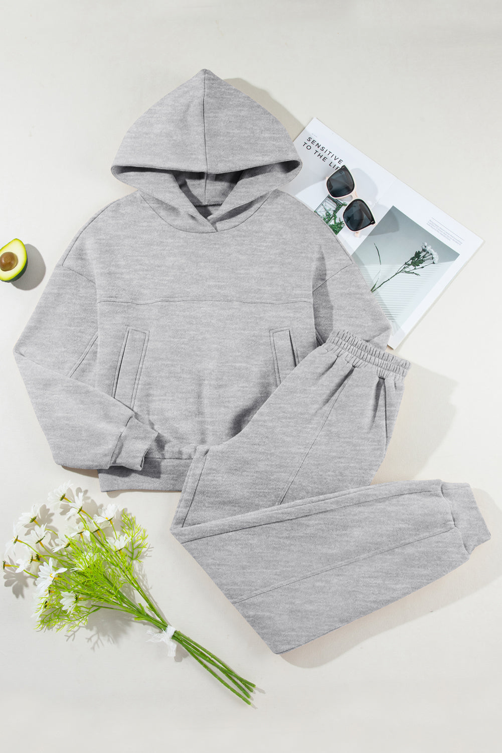 Long Sleeve Hoodie & Pants Active Set