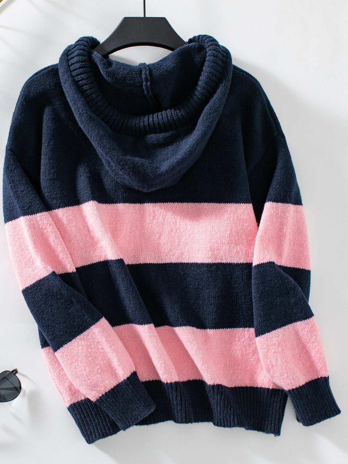 Stripe Hooded Sweater