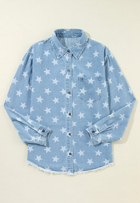 Star Denim Top