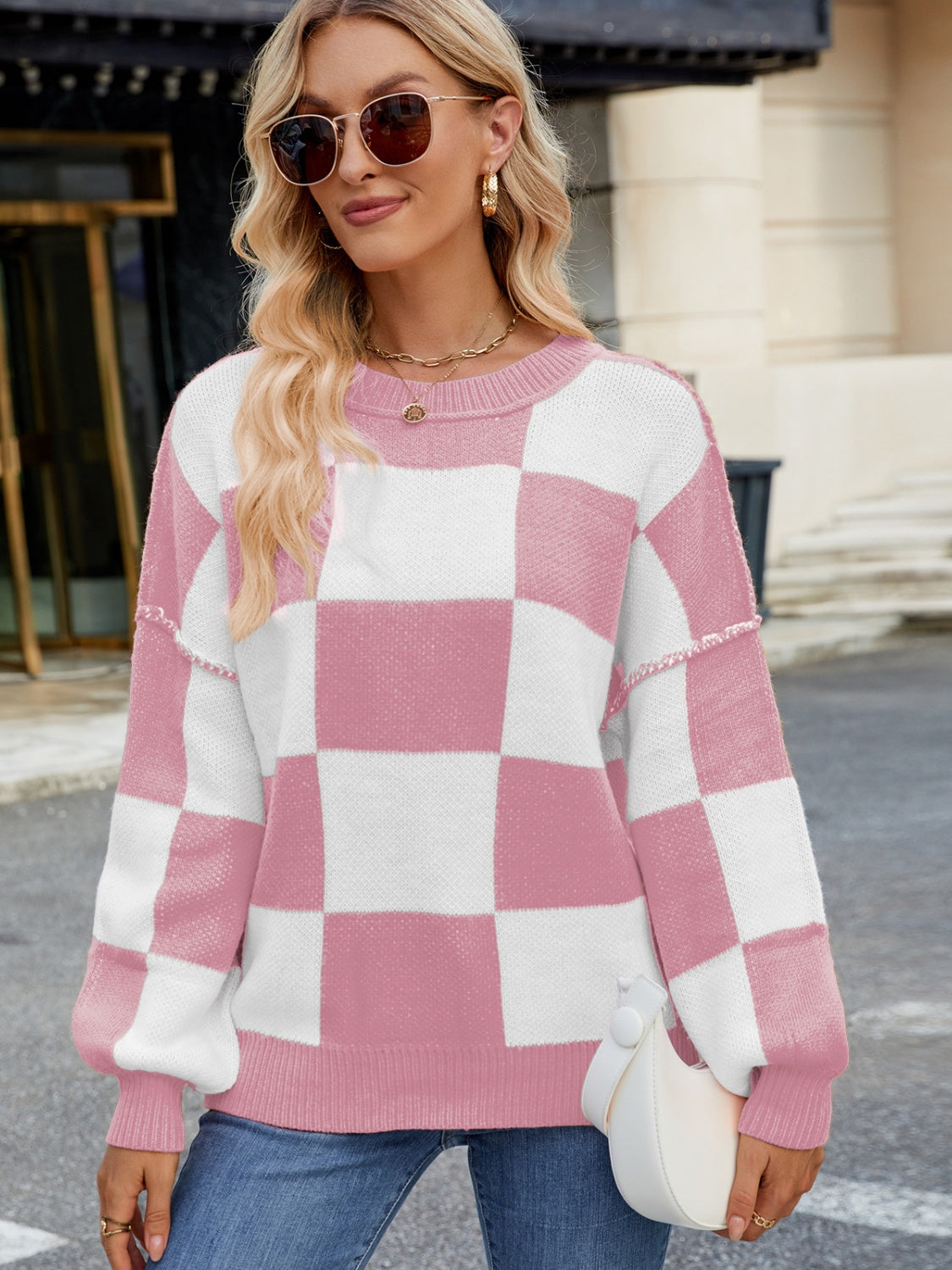 Checkered Sweater