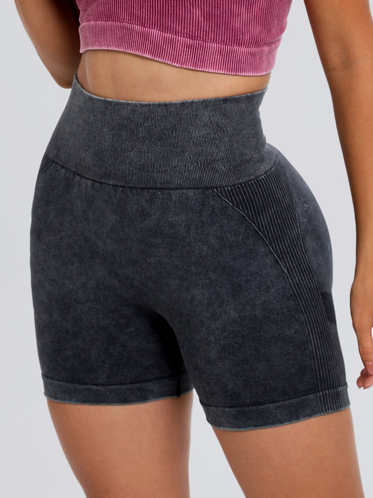 High Waist Active Shorts