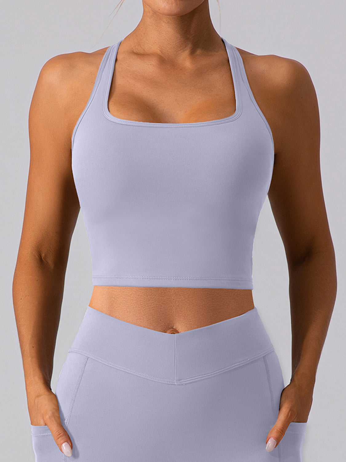 Racerback Cropped Tank