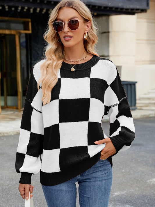 Checkered Sweater