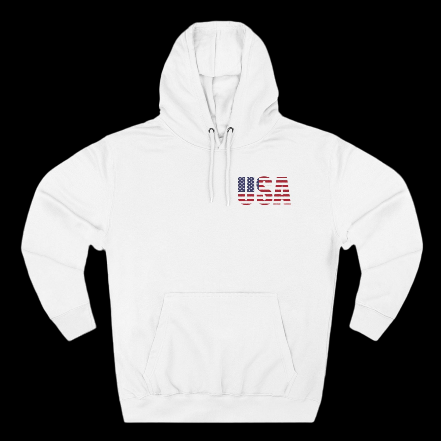 Three-Panel Fleece Hoodie