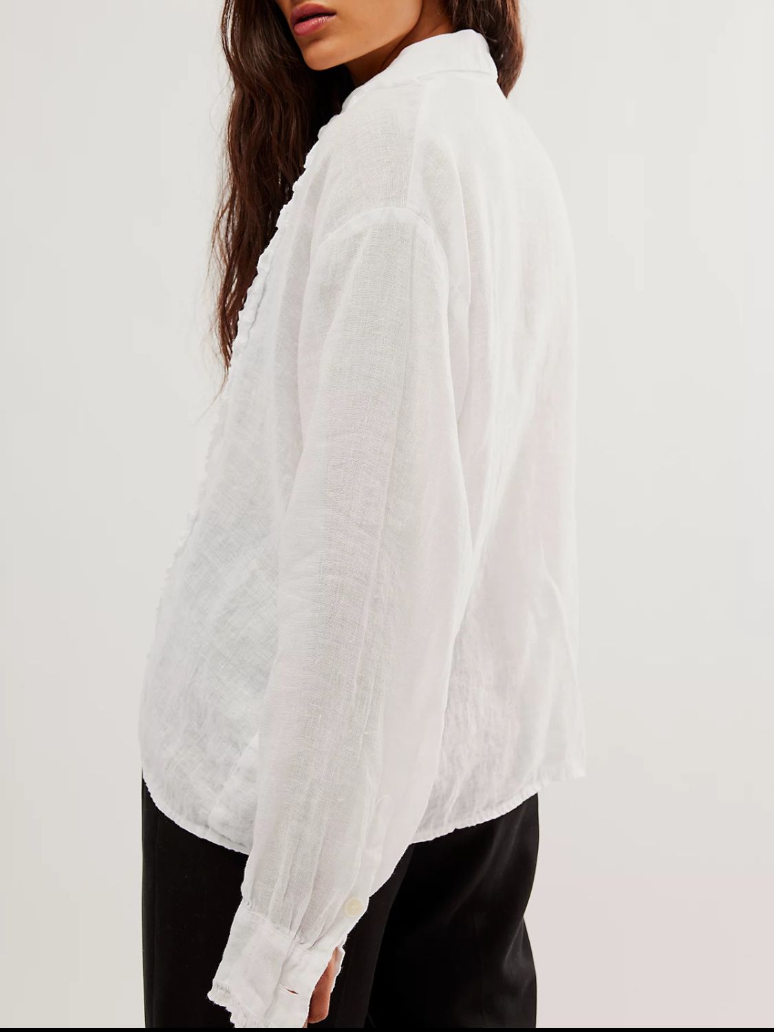 Frill Ruched  Shirt