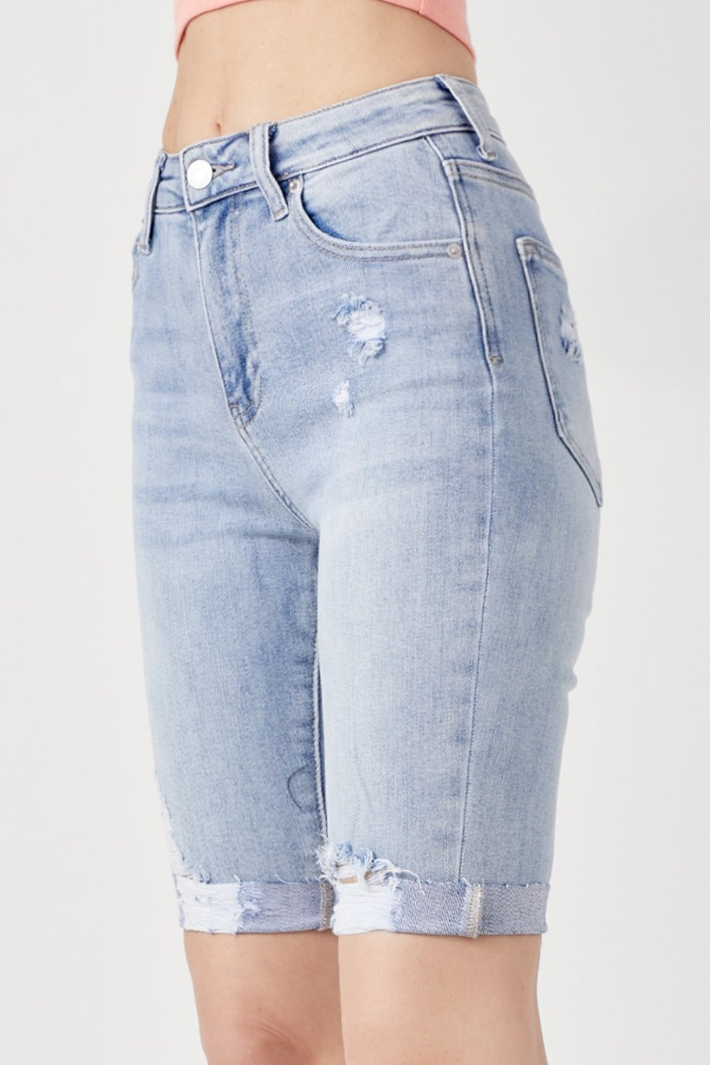 Denim Bermuda Shorts