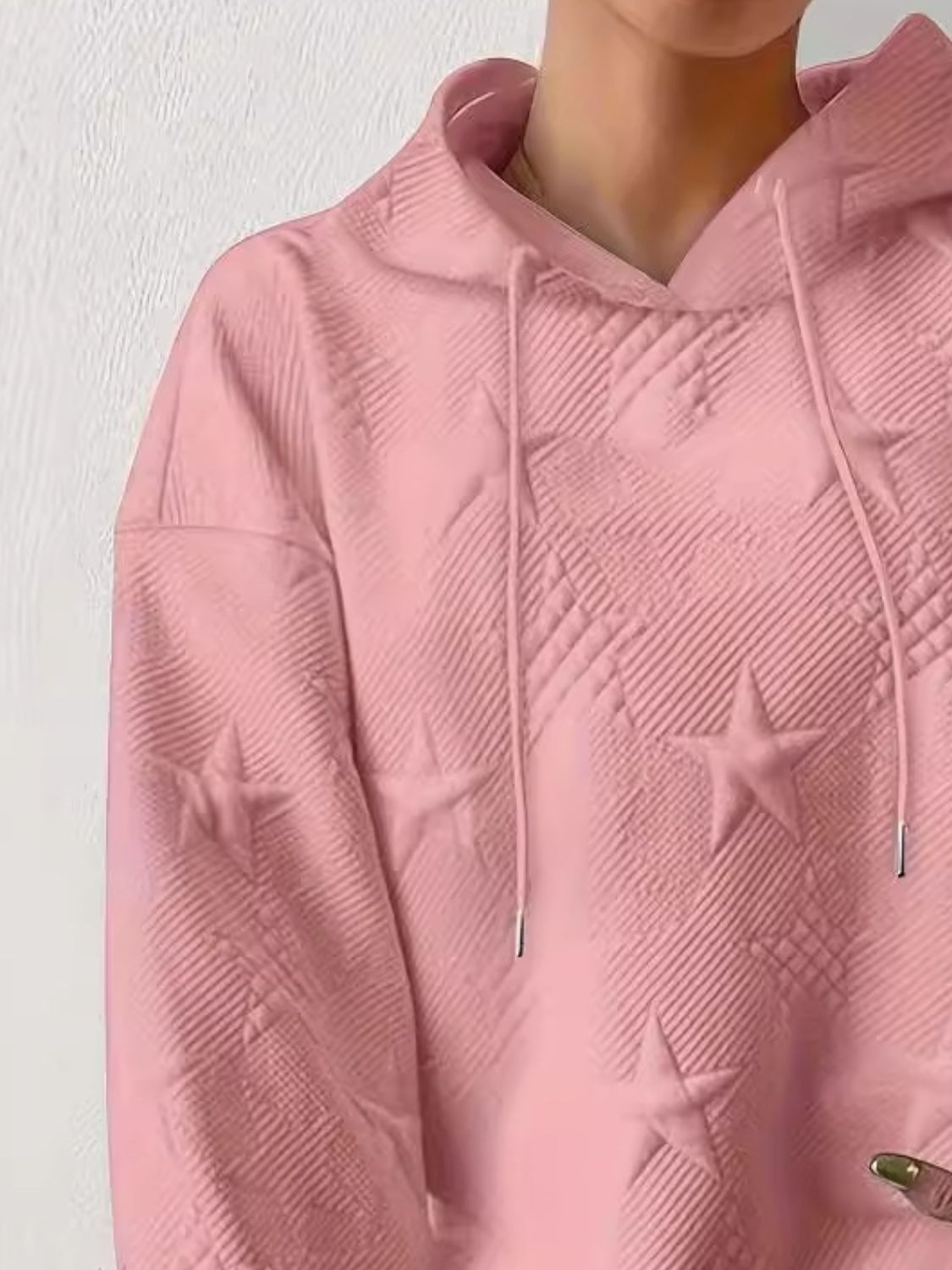 Star Texture Hoodie