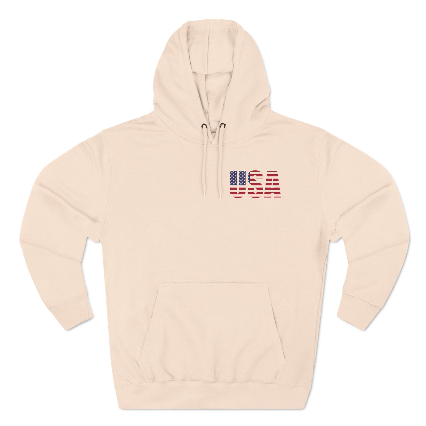 Three-Panel Fleece Hoodie