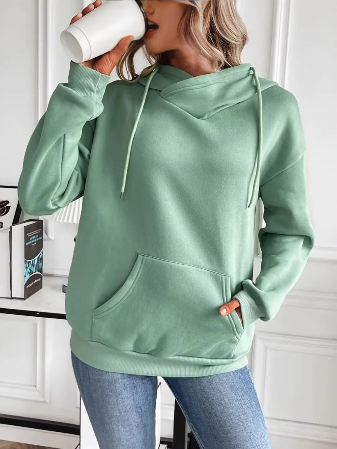 Long Sleeve Hoodie with Pocket