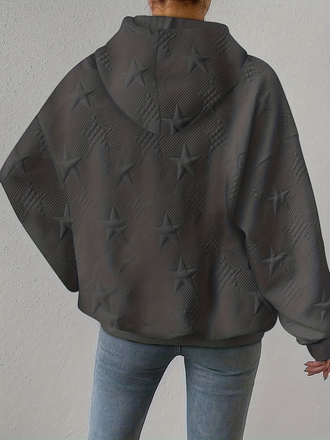 Star Texture Hoodie