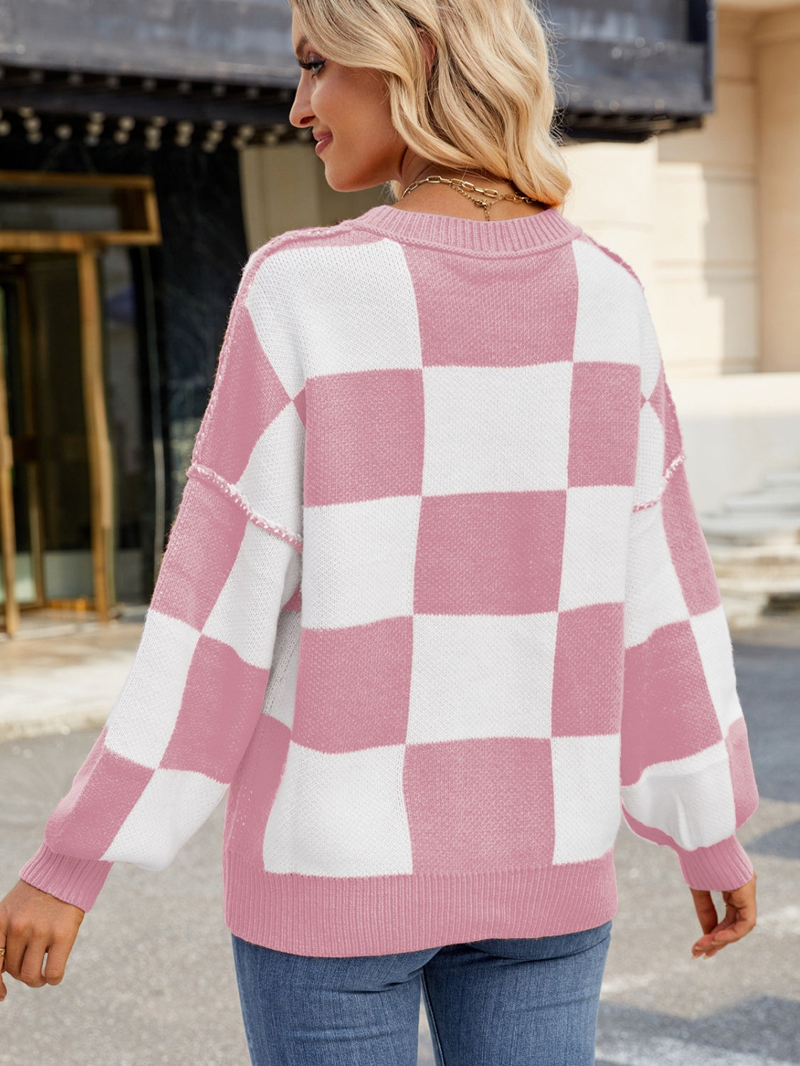 Checkered Sweater