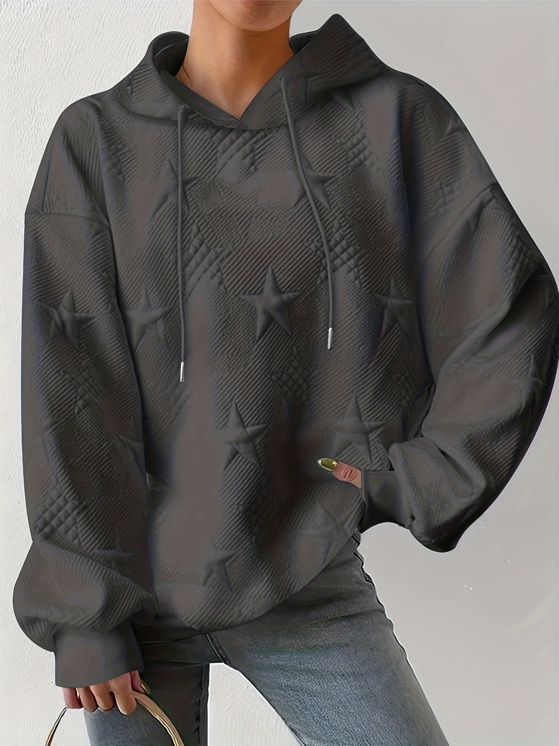 Star Texture Hoodie