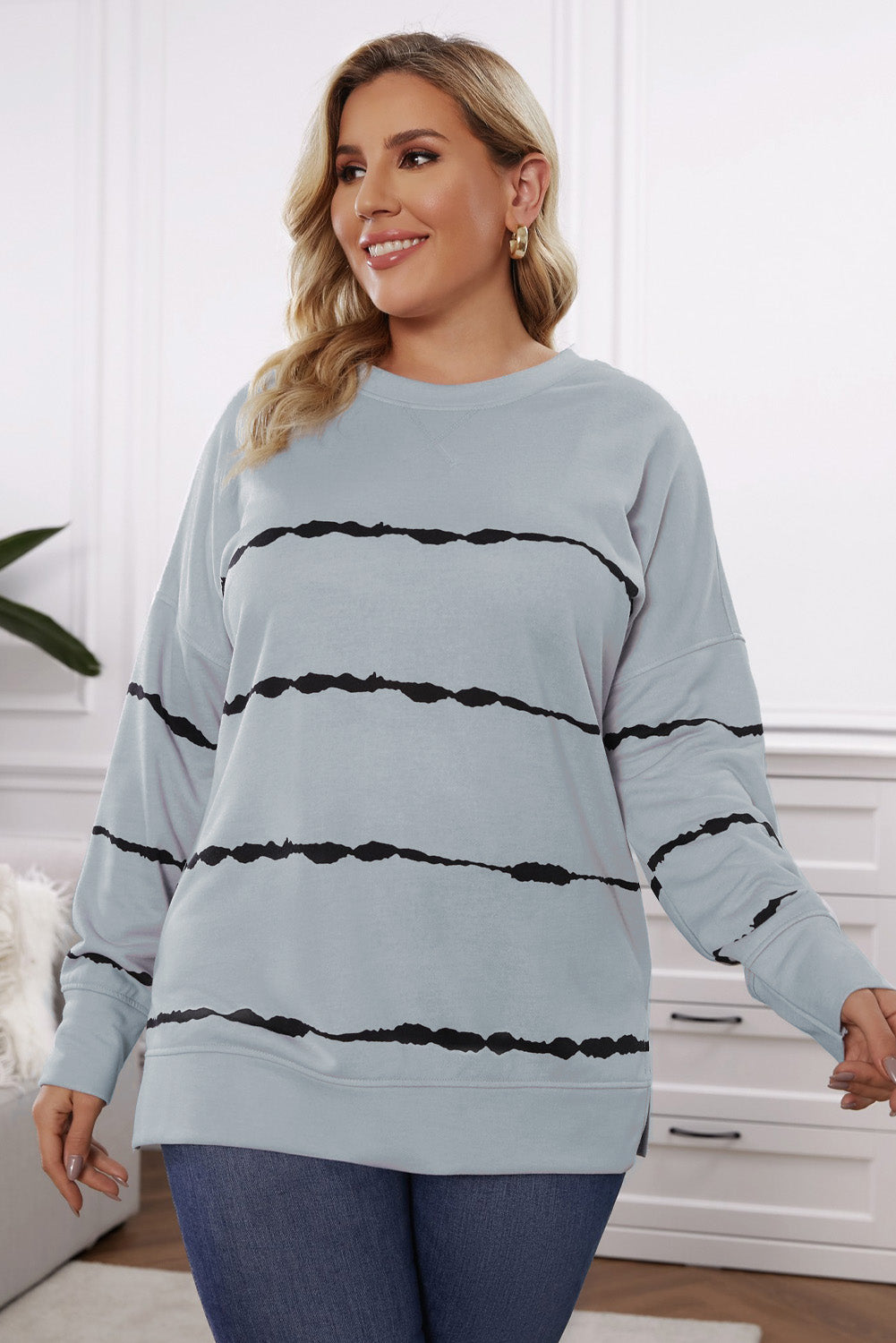 Round Neck  Sweatshirt