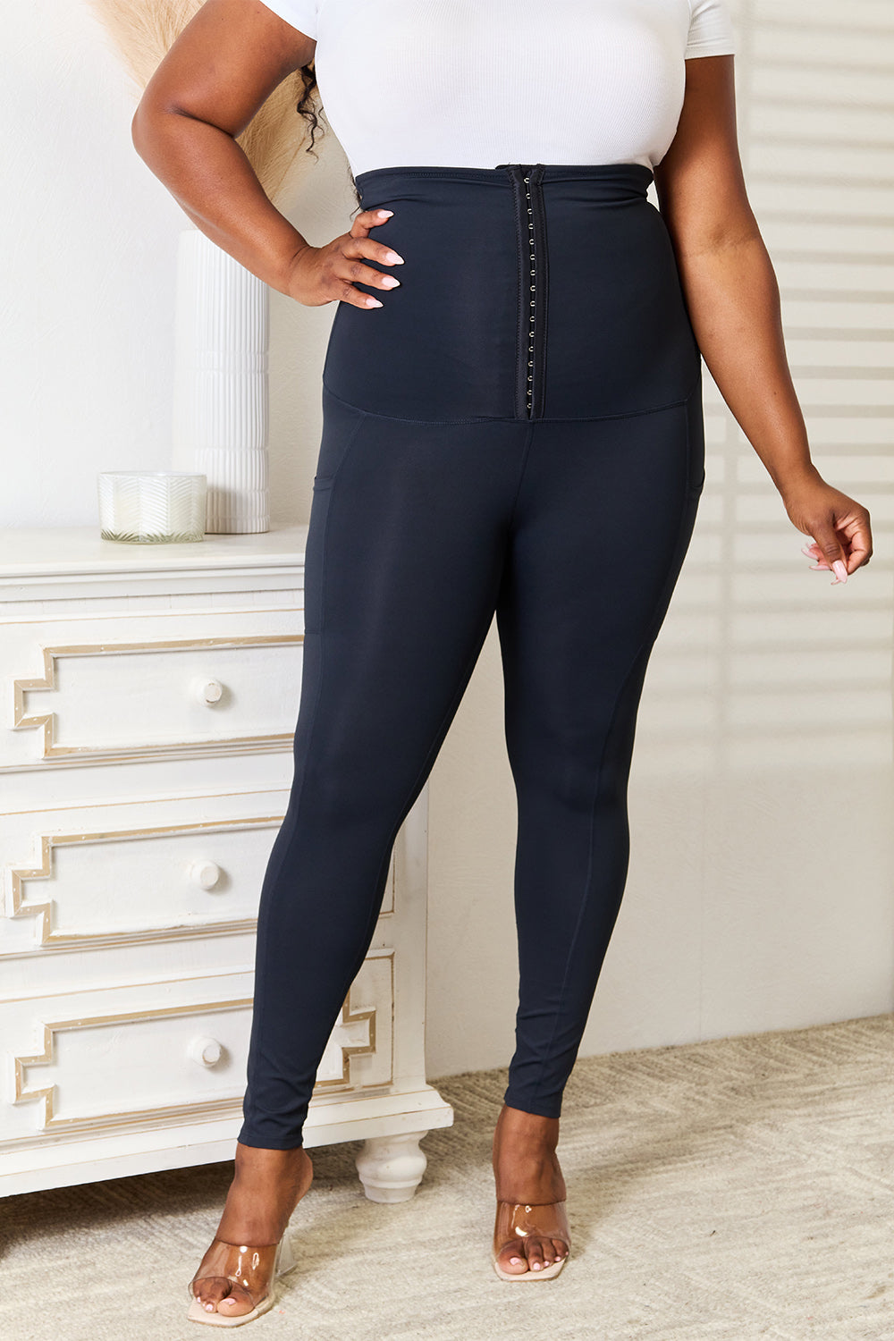 Full Size Waist Trainer Corset Leggings