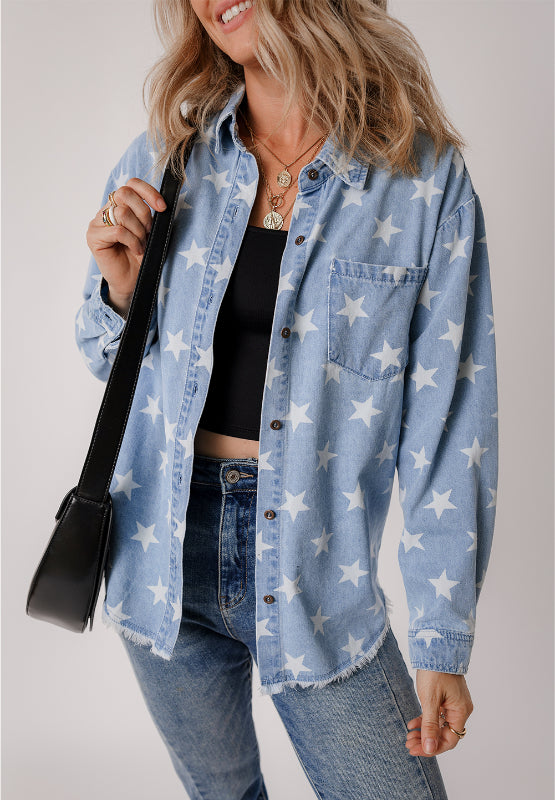 Star Denim Top