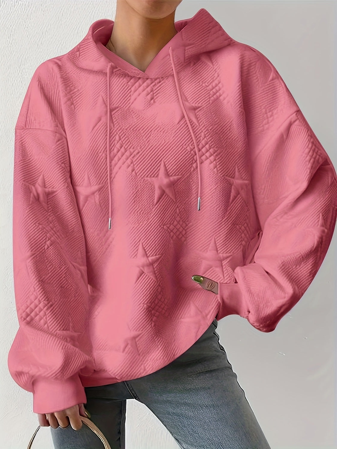 Star Texture Hoodie