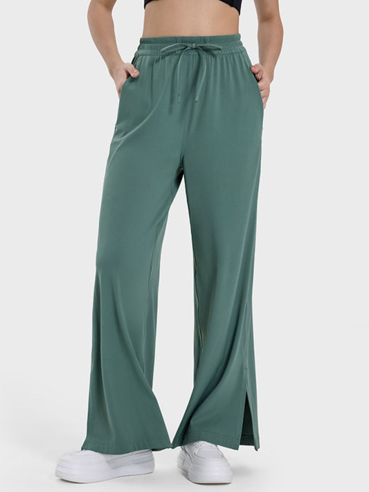 Wide Leg Active Pants