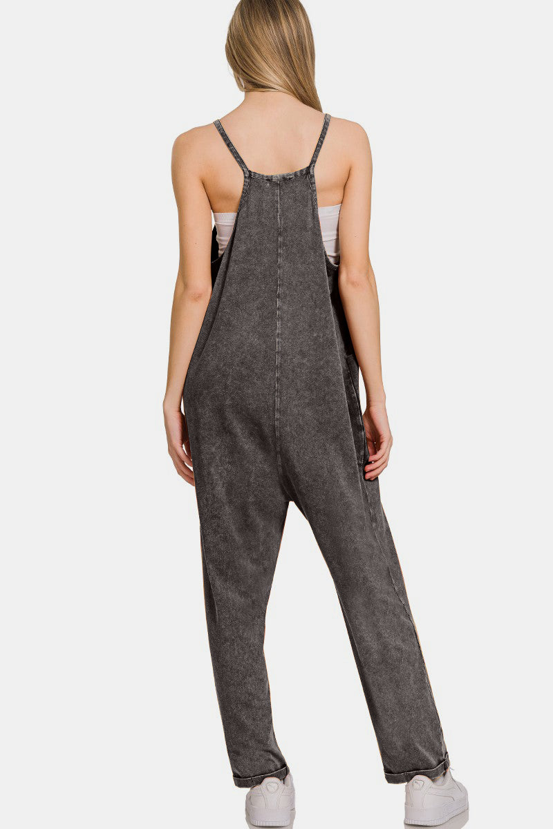 Straps Overalls with Pockets