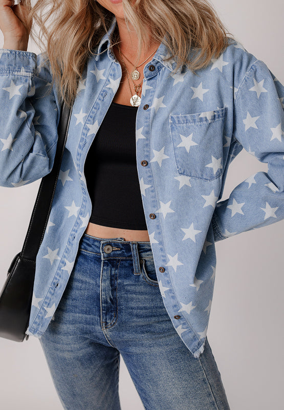 Star Denim Top