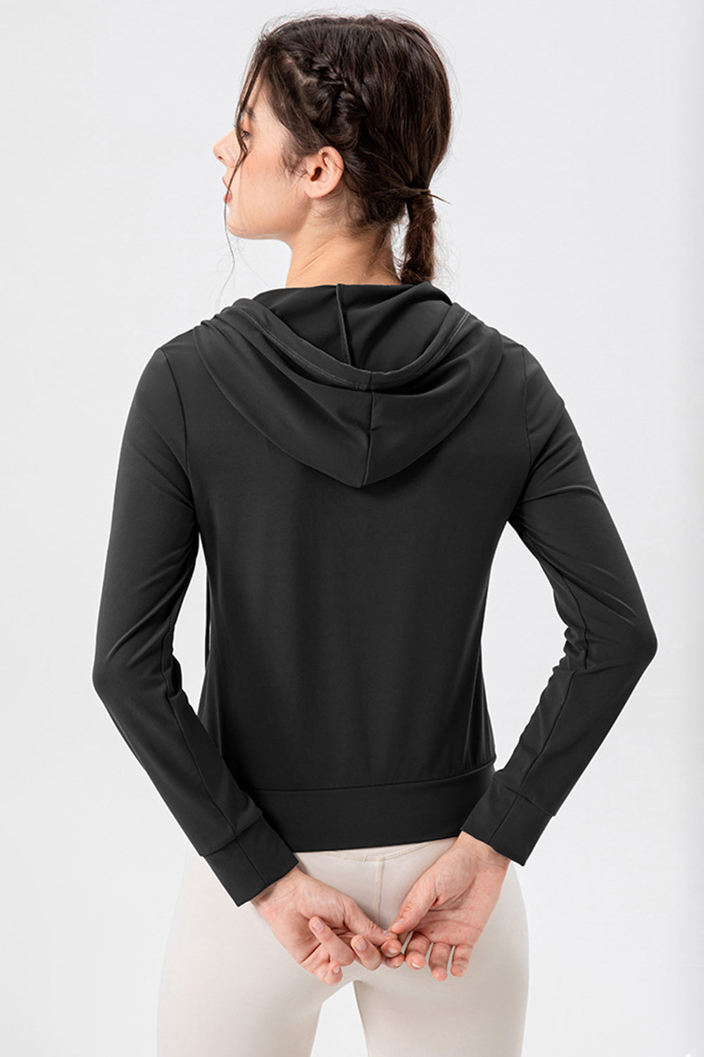 Zip Up Hooded Active Outerwear