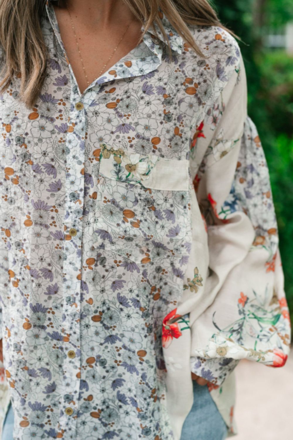 Floral Long Sleeve Shirt