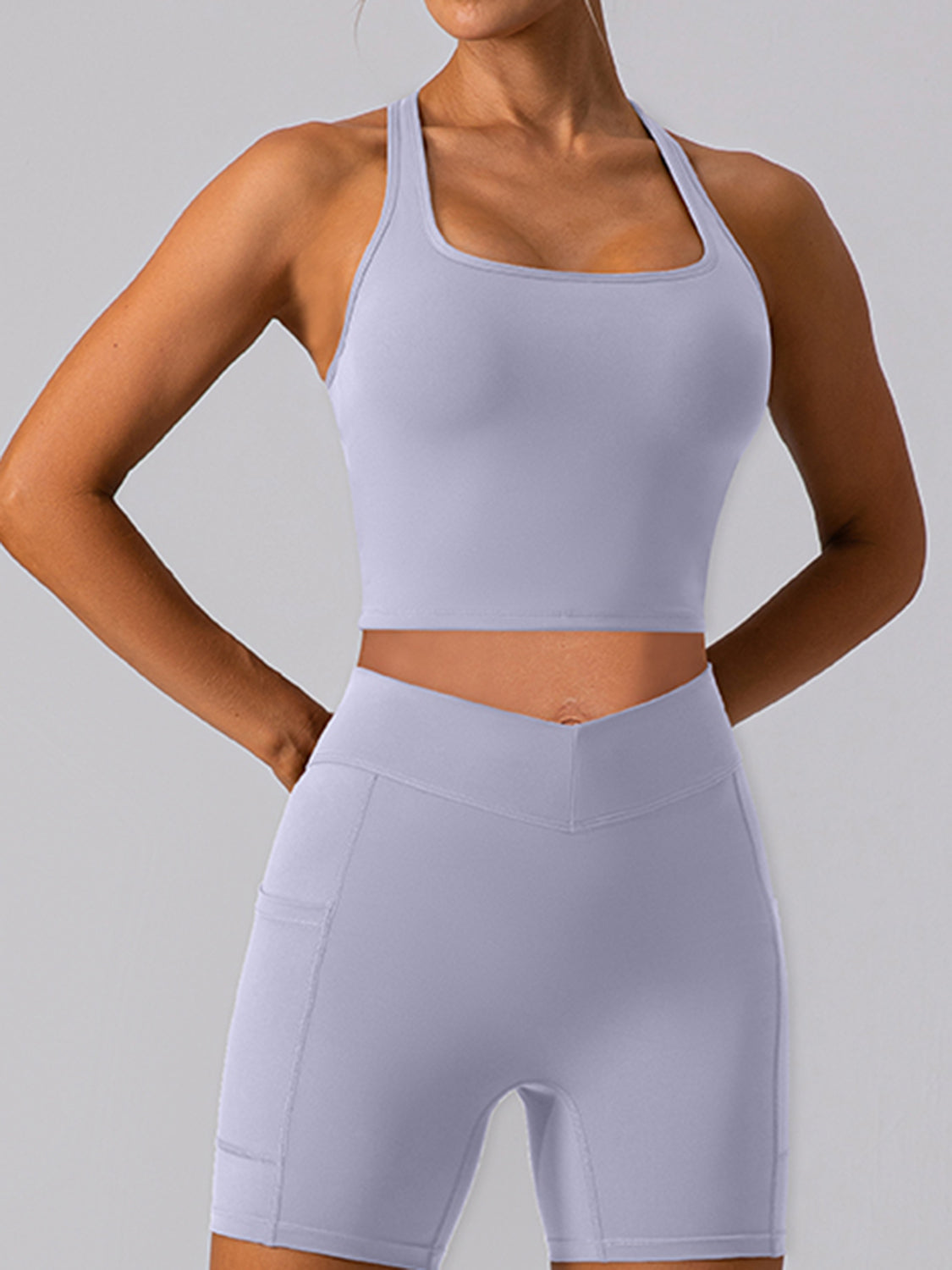 Racerback Cropped Tank