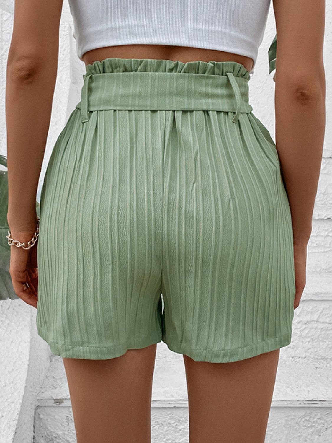 Perfee Belted Shorts