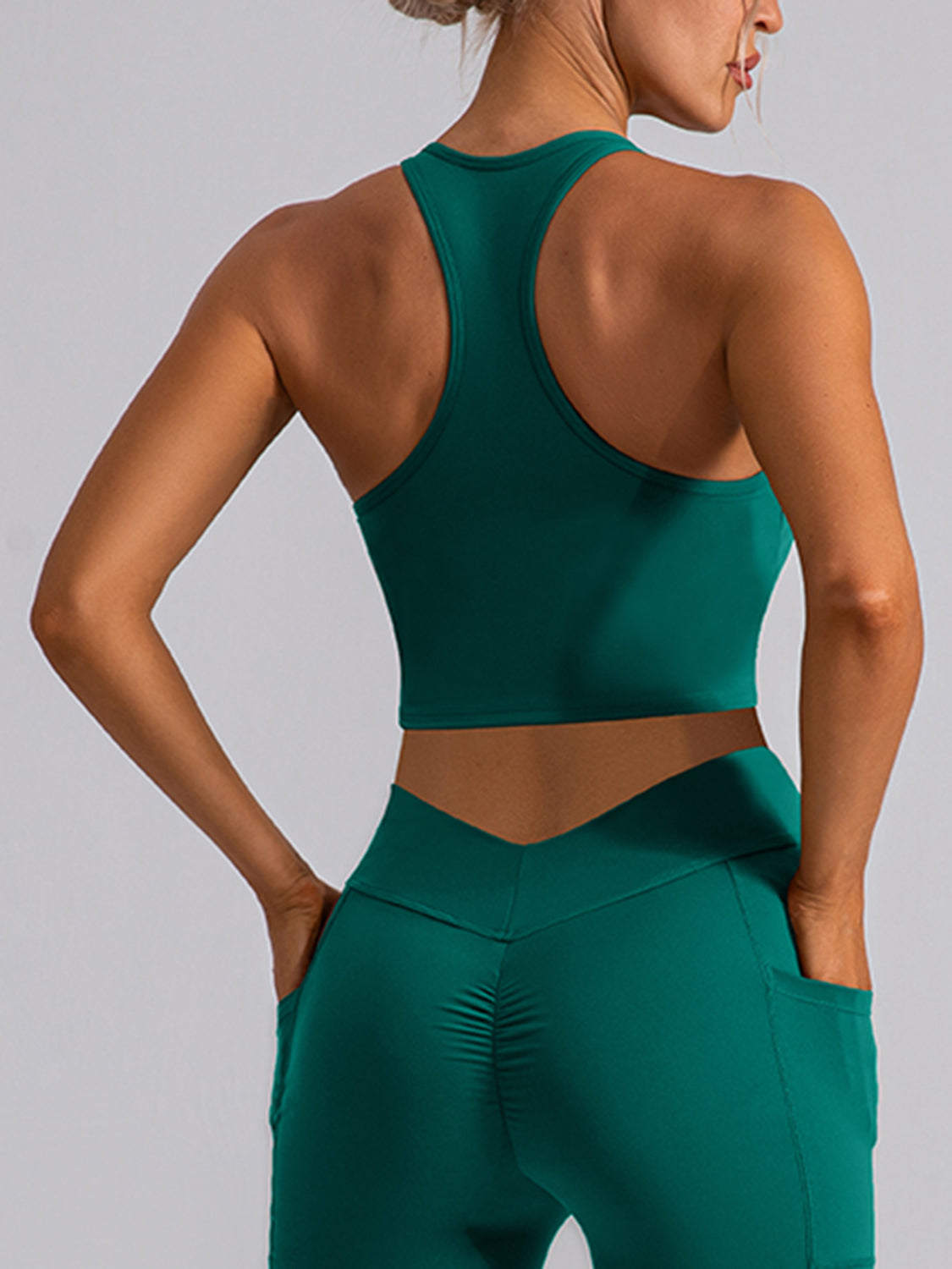 Racerback Cropped Tank