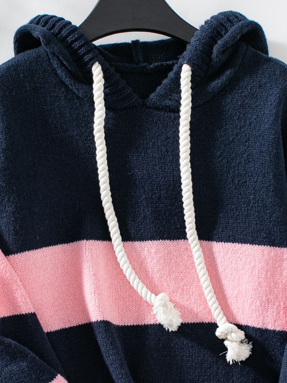 Stripe Hooded Sweater