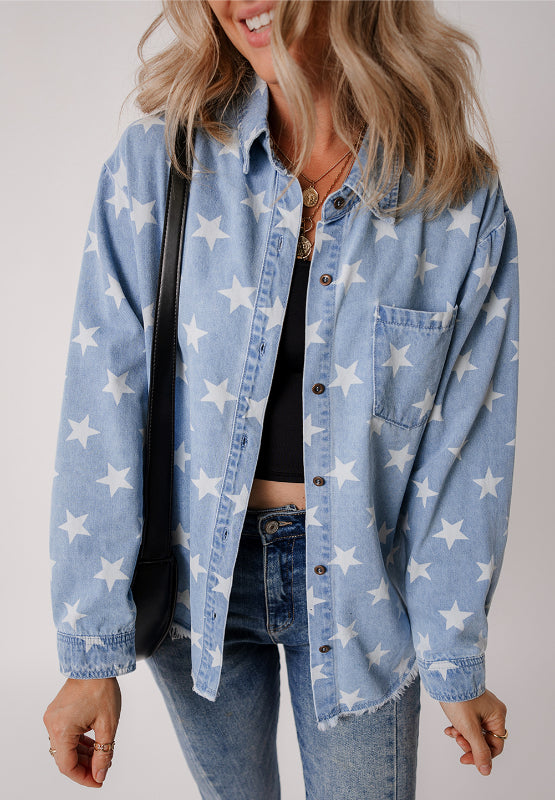 Star Denim Top